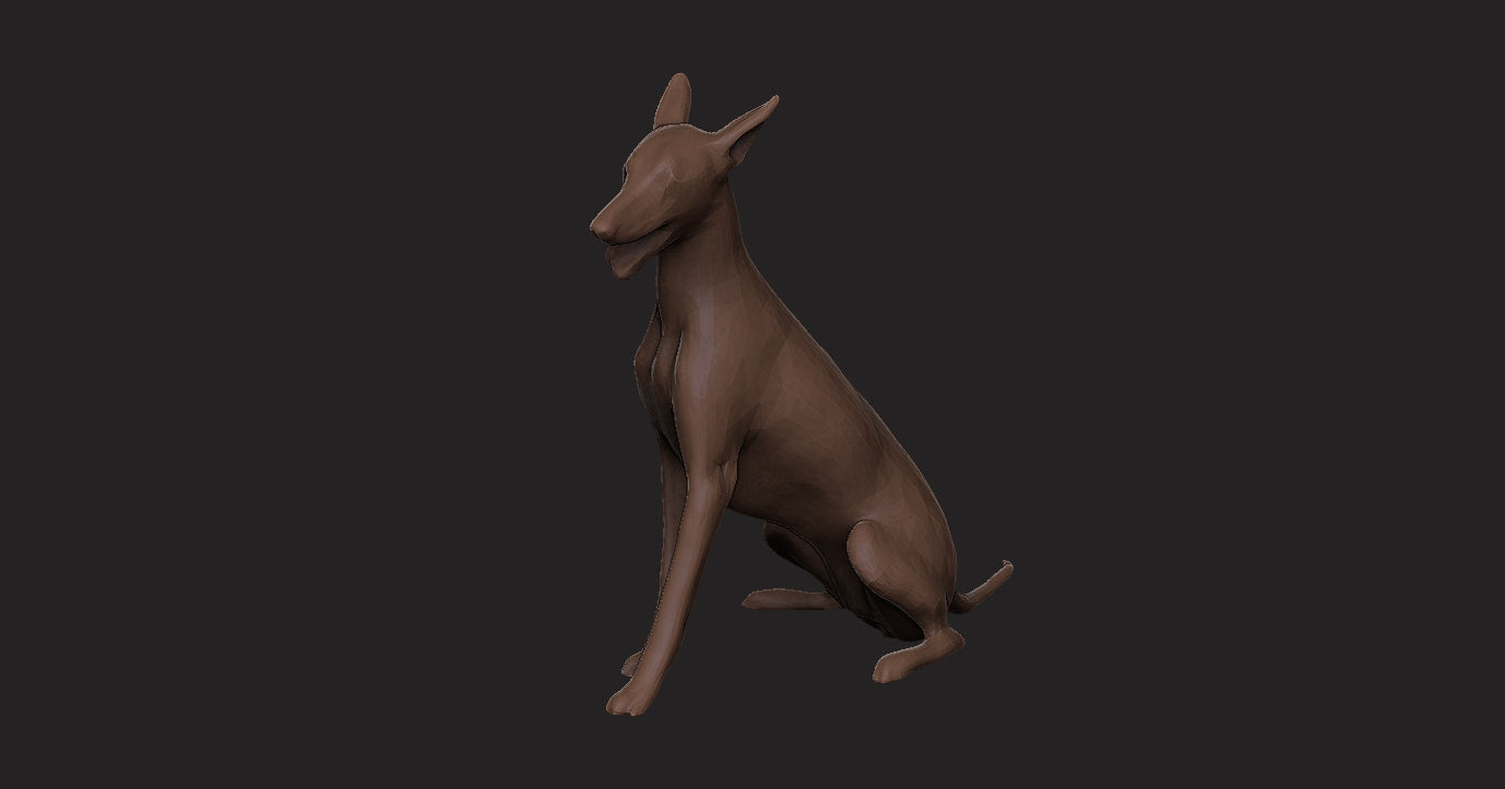 Podenco - Figura 3d escala 1:10