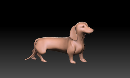Dachshund Figura 3d