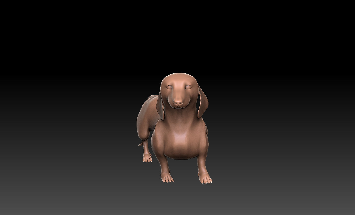 Dachshund Figura 3d