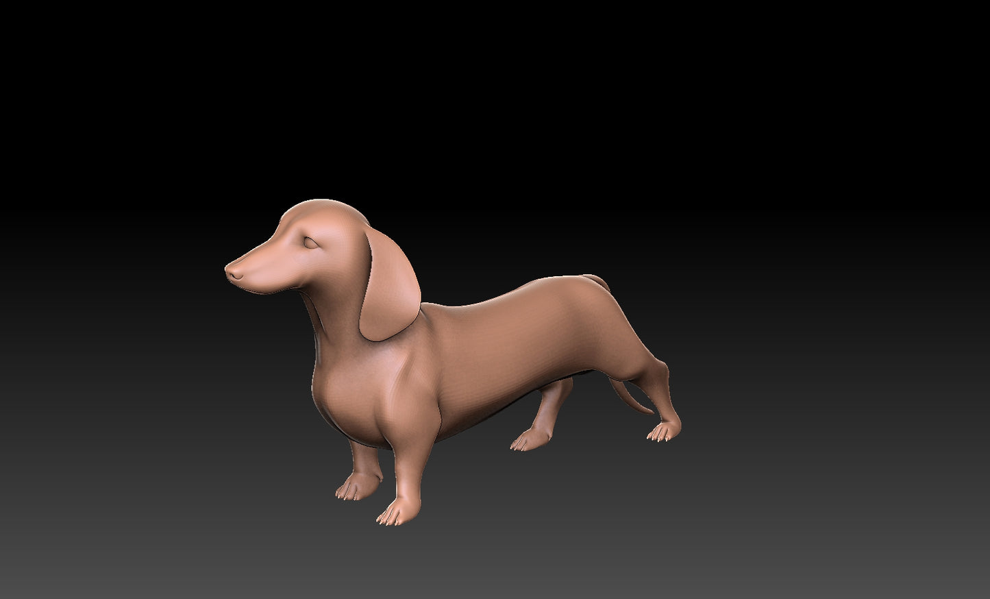 Dachshund Figura 3d