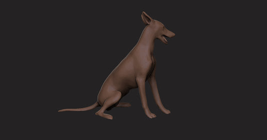 Podenco - Figura 3d escala 1:10
