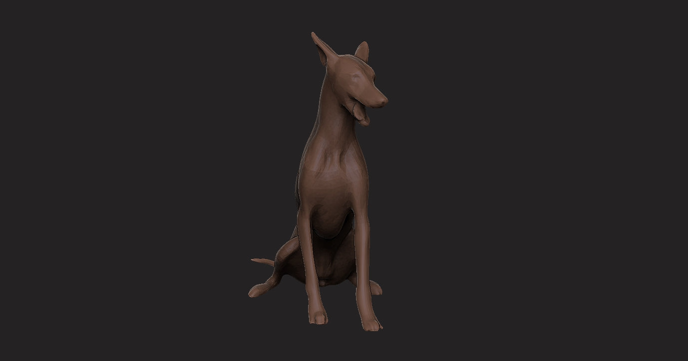 Podenco - Figura 3d escala 1:10